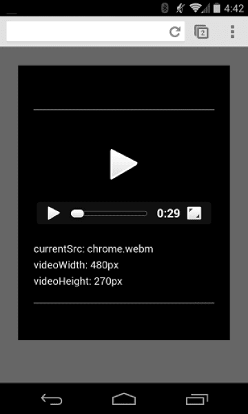 Nếu không có áp phích dự phòng, video sẽ trông như bị hỏng.